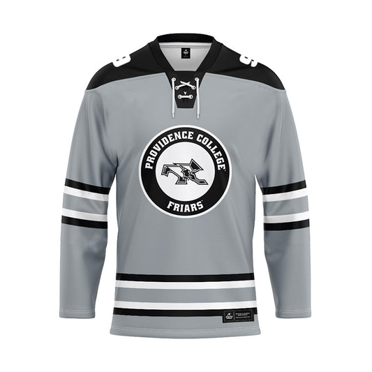 Providence - NCAA Women's Ice Hockey : Kiara Kraft - Grey Hockey Jersey-0