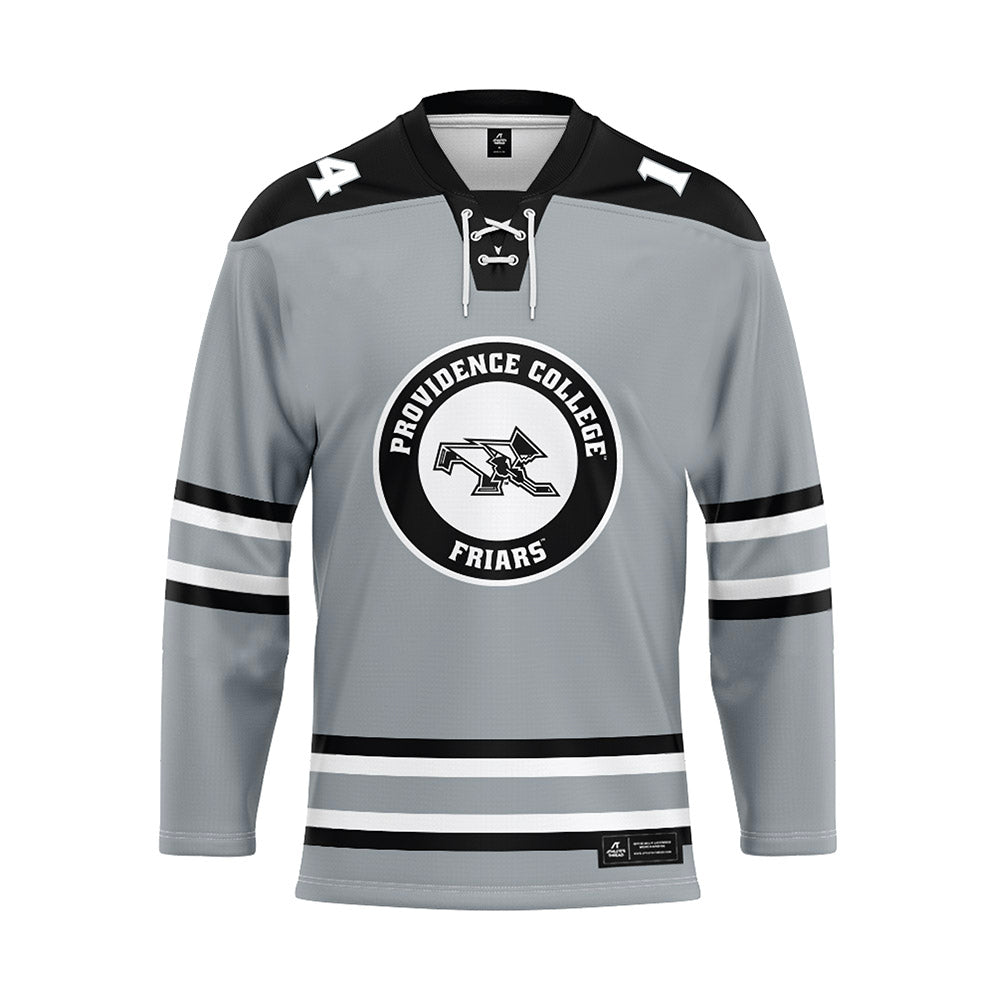 Providence - NCAA Women's Ice Hockey : Josie Lang - Grey Hockey Jersey-0