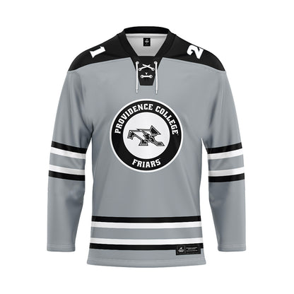 Providence - NCAA Women's Ice Hockey : Taylor Gilmour - Grey Hockey Jersey-0