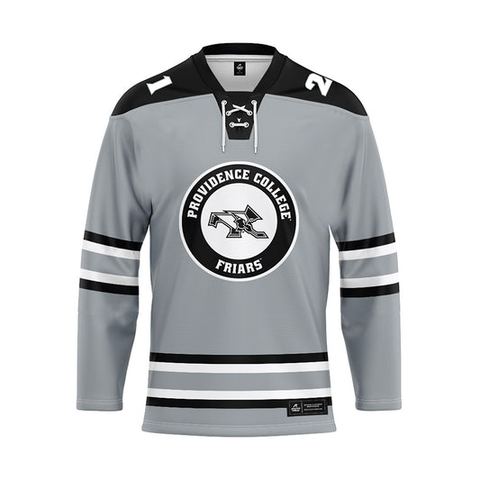 Providence - NCAA Women's Ice Hockey : Taylor Gilmour - Grey Hockey Jersey-0