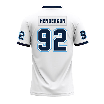 Maine - NCAA Football : Izaiah Henderson - White Premium Football Jersey