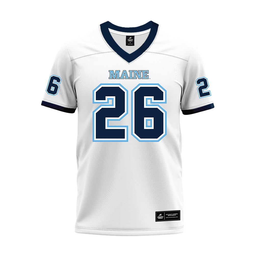 Maine - NCAA Football : Armani Sullivan - White Premium Football Jersey-0