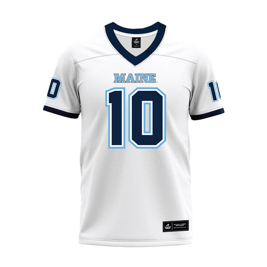 Maine - NCAA Football : Nicolas Kalume - White Premium Football Jersey-0