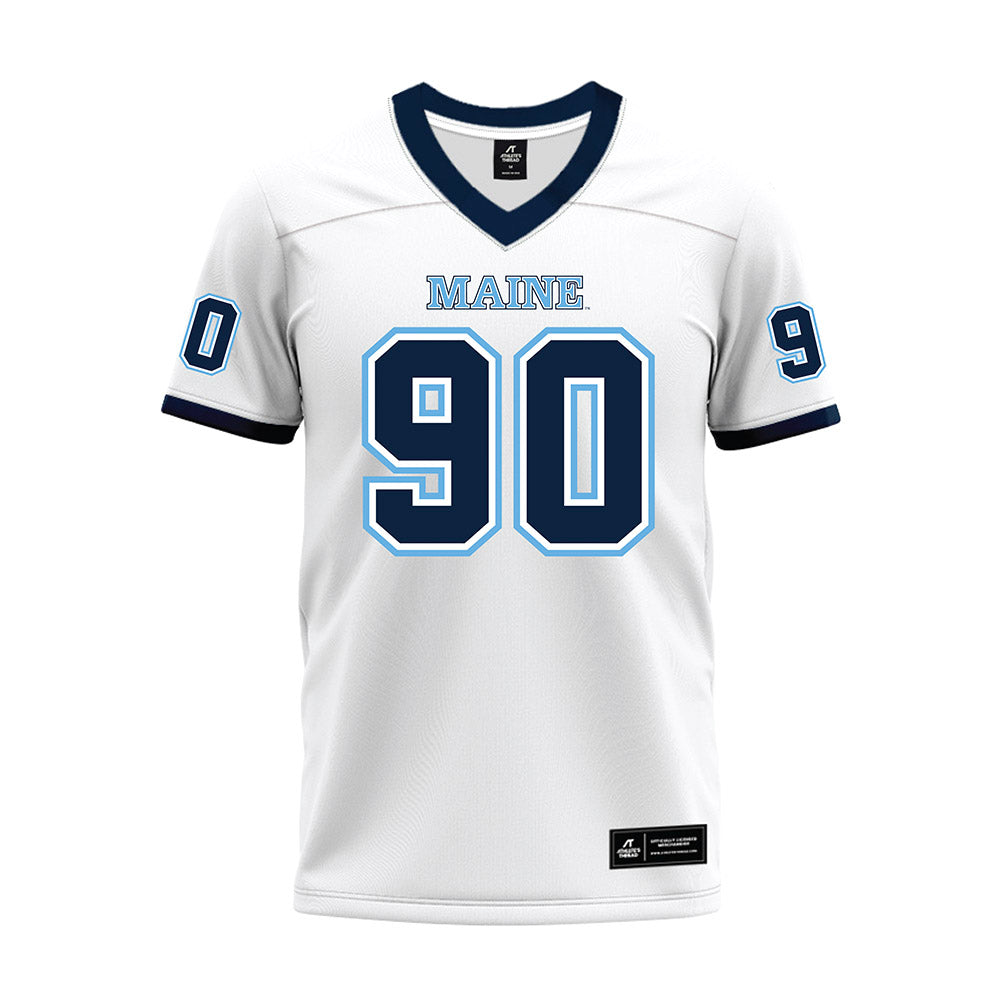 Maine - NCAA Football : Jaedin Lee - White Premium Football Jersey-0
