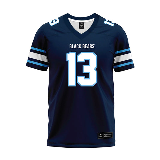 Maine - NCAA Football : Aaron Arteaga - Navy Premium Football Jersey-0