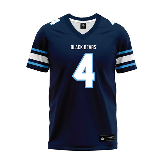 Maine - NCAA Football : Malik McNeely - Navy Premium Football Jersey-0