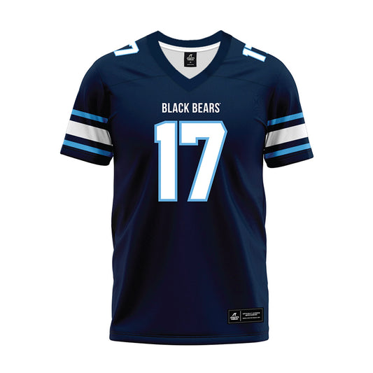 Maine - NCAA Football : Nacire Christmas - Navy Premium Football Jersey-0