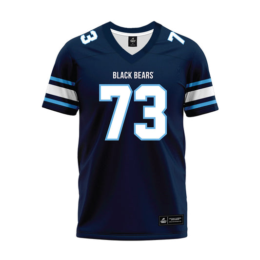 Maine - NCAA Football : Jace Negley - Navy Premium Football Jersey-0