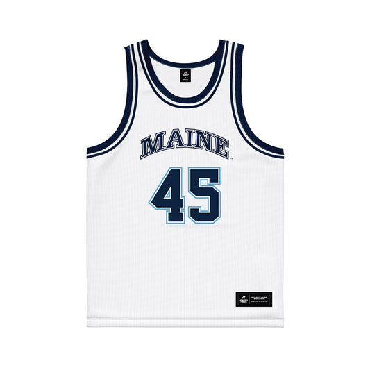 Maine - NCAA Women's Basketball : Kaliyah Sain - White Basketball Jersey-0