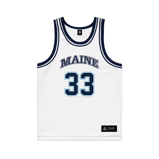 Maine - NCAA Women's Basketball : Adrianna Smith - White Basketball Jersey