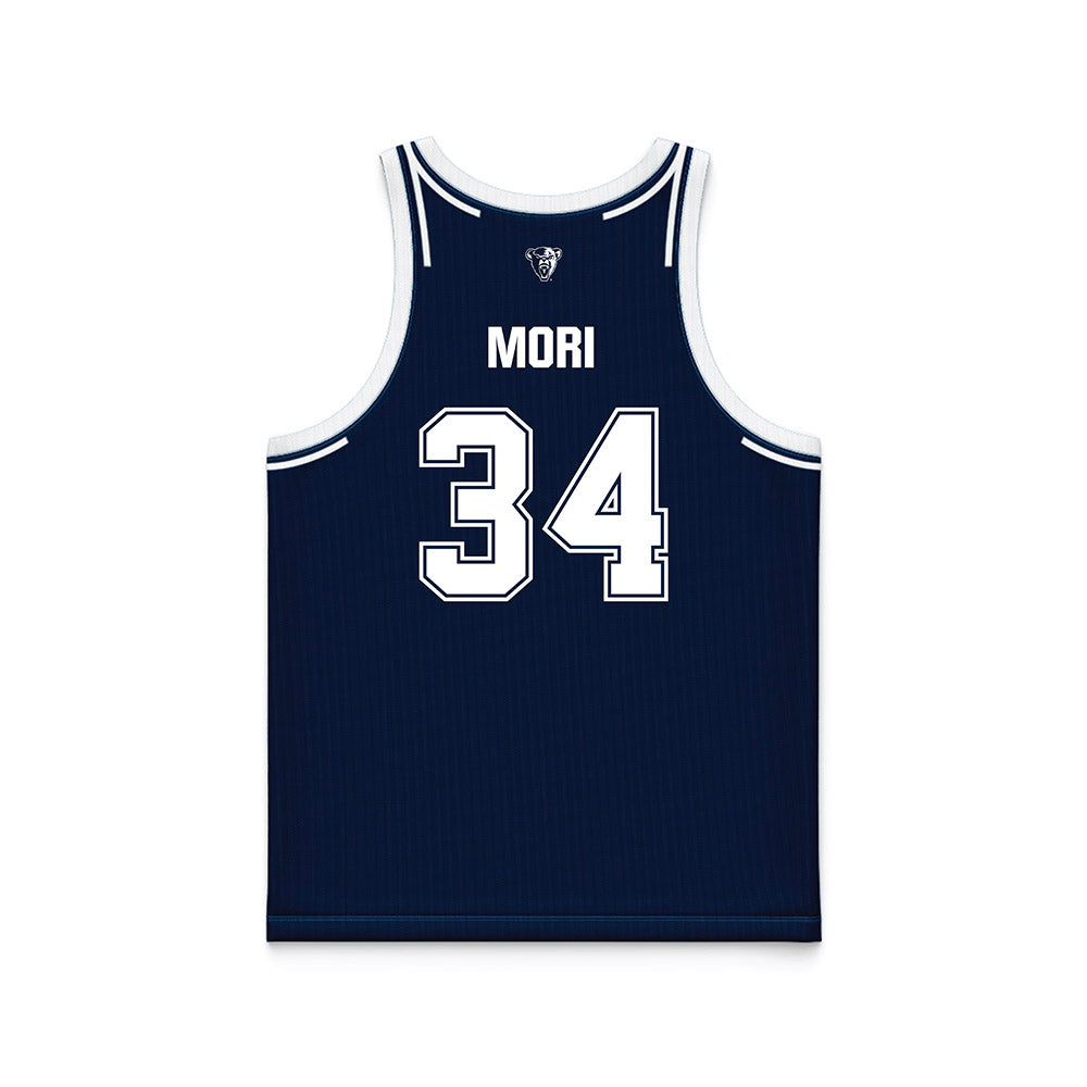 Maine - NCAA Women's Basketball : Mackenzie Mori - Navy Basketball Jersey-1