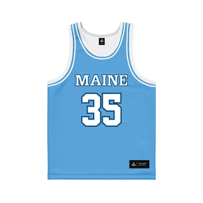 Maine - NCAA Women's Basketball : Lala Woods - Light Blue Basketball Jersey-0