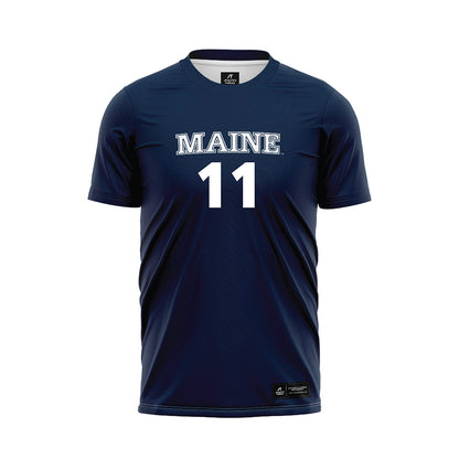 Maine - NCAA Women's Soccer : Teagan Atherley - Navy Soccer Jersey-0