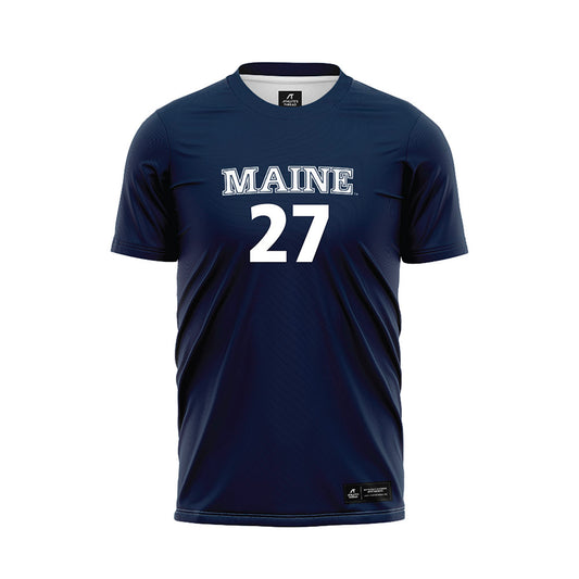 Maine - NCAA Women's Soccer : Amelia Ames - Navy Soccer Jersey-0