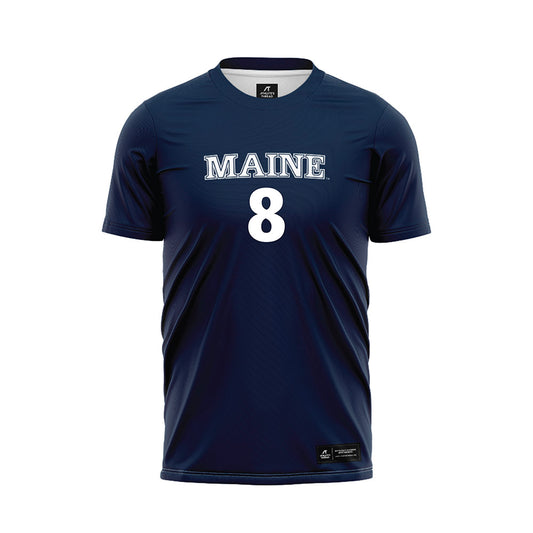 Maine - NCAA Women's Soccer : Luise Reinwald - Navy Soccer Jersey-0