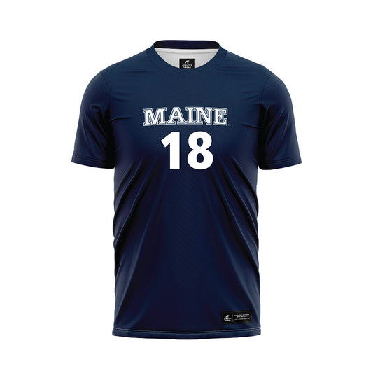 Maine - NCAA Women's Soccer : Audrey Palmer - Navy Soccer Jersey-0