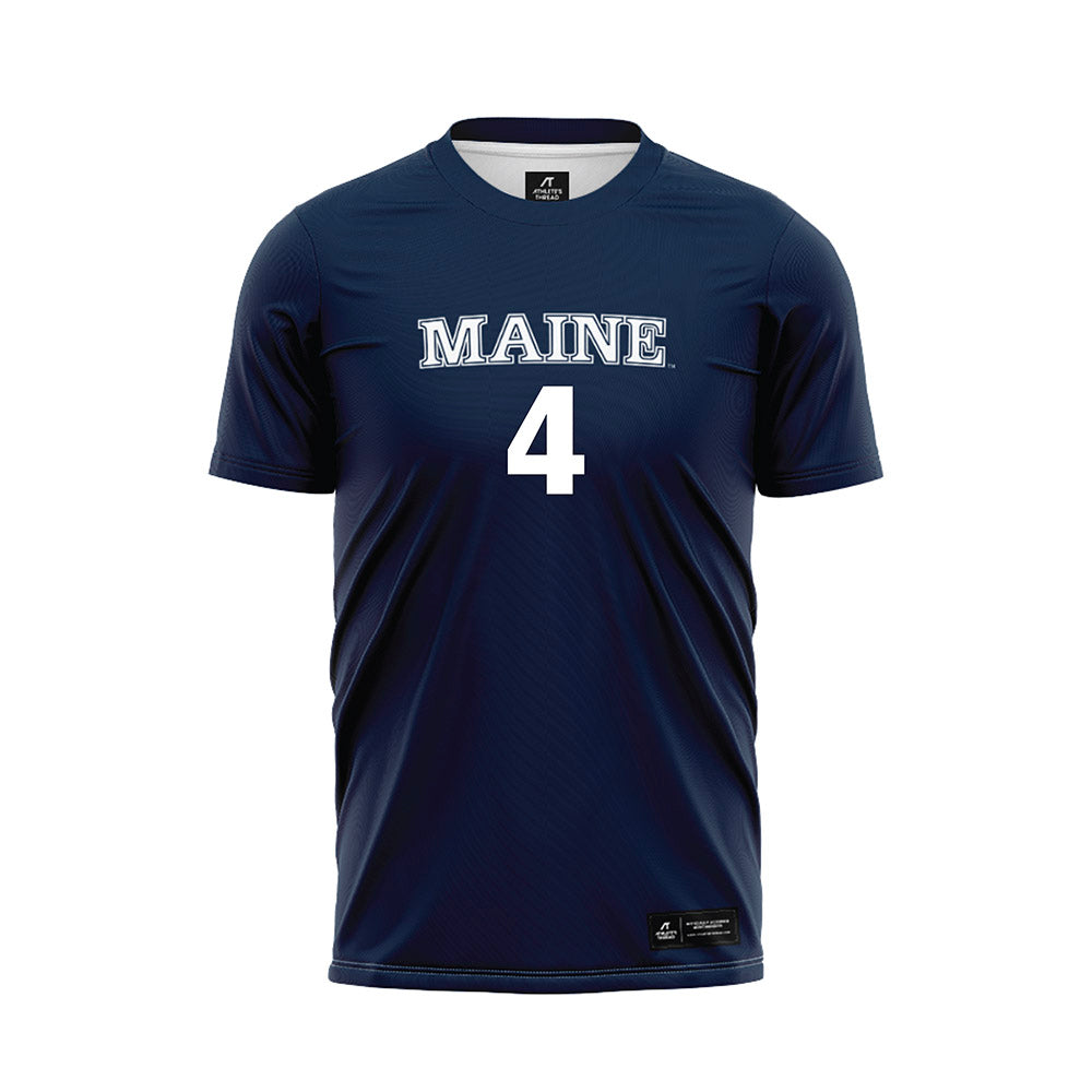 Maine - NCAA Women's Soccer : Meghan Bernetti - Navy Soccer Jersey-0
