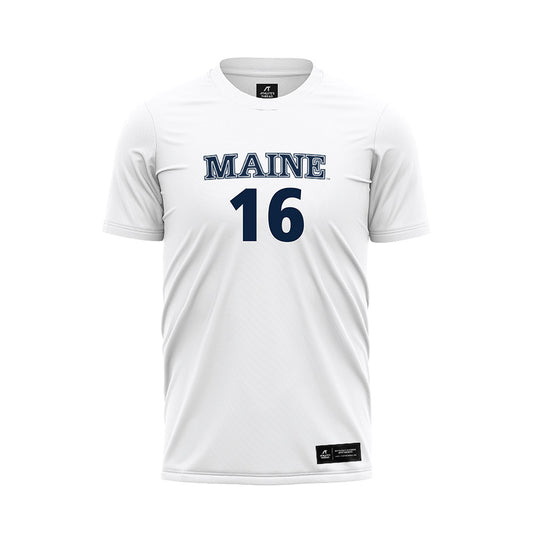 Maine - NCAA Women's Soccer : Olivia Grisdale - White Soccer Jersey-0
