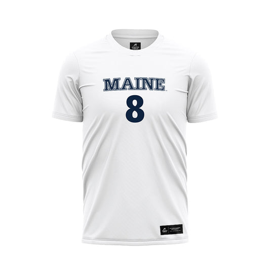 Maine - NCAA Women's Soccer : Luise Reinwald - White Soccer Jersey-0