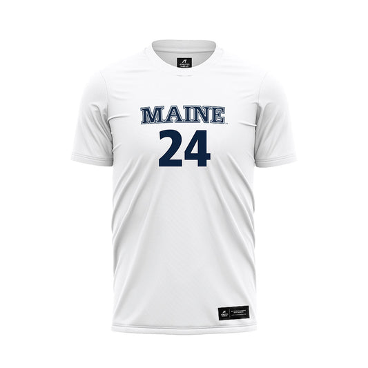 Maine - NCAA Women's Soccer : Grace Johnson - White Soccer Jersey-0