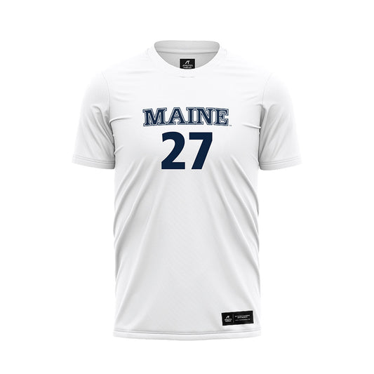 Maine - NCAA Women's Soccer : Amelia Ames - White Soccer Jersey-0