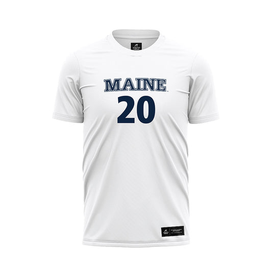 Maine - NCAA Women's Soccer : Charlotte Belanger - White Soccer Jersey-0