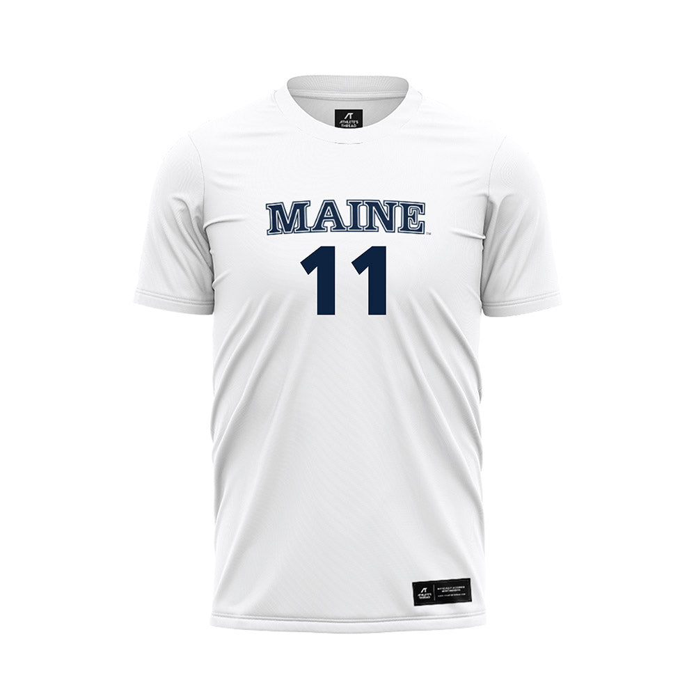 Maine - NCAA Women's Soccer : Teagan Atherley - White Soccer Jersey-0