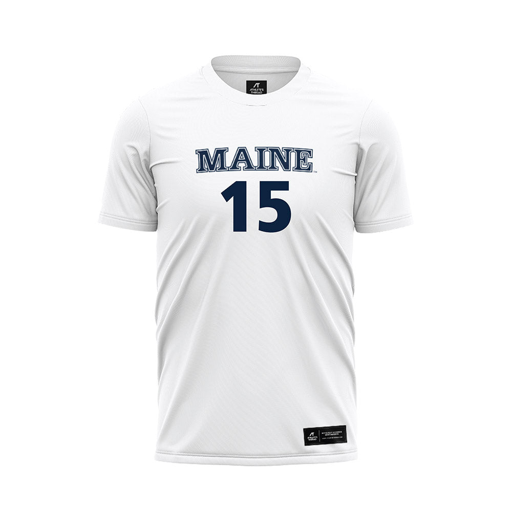 Maine - NCAA Women's Soccer : Emma Nicholson - White Soccer Jersey-0
