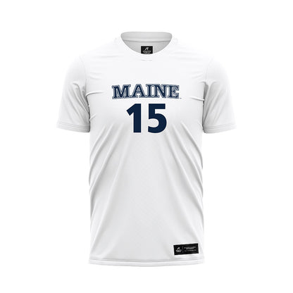 Maine - NCAA Women's Soccer : Emma Nicholson - White Soccer Jersey-0