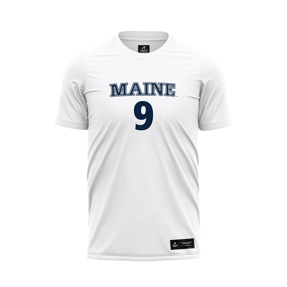 Maine - NCAA Women's Soccer : Abbey Thornton - White Soccer Jersey-0