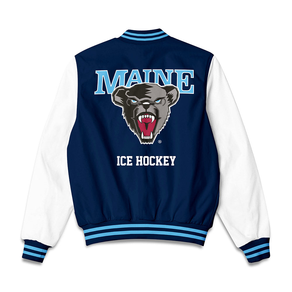 Maine - NCAA Men's Ice Hockey : Owen Fowler - Bomber Jacket