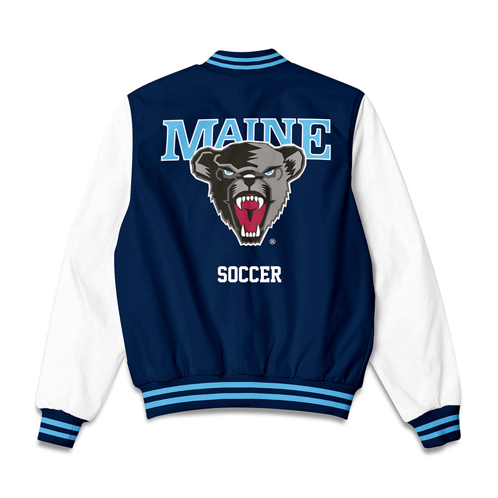 Maine - NCAA Women's Soccer : Britta Denny - Bomber Jacket-1