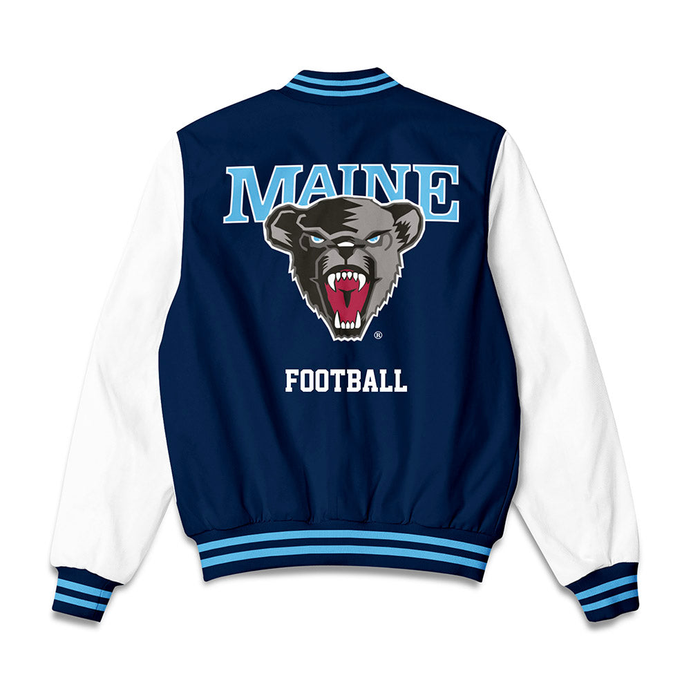 Maine - NCAA Football : Symon Sathler - Bomber Jacket-1