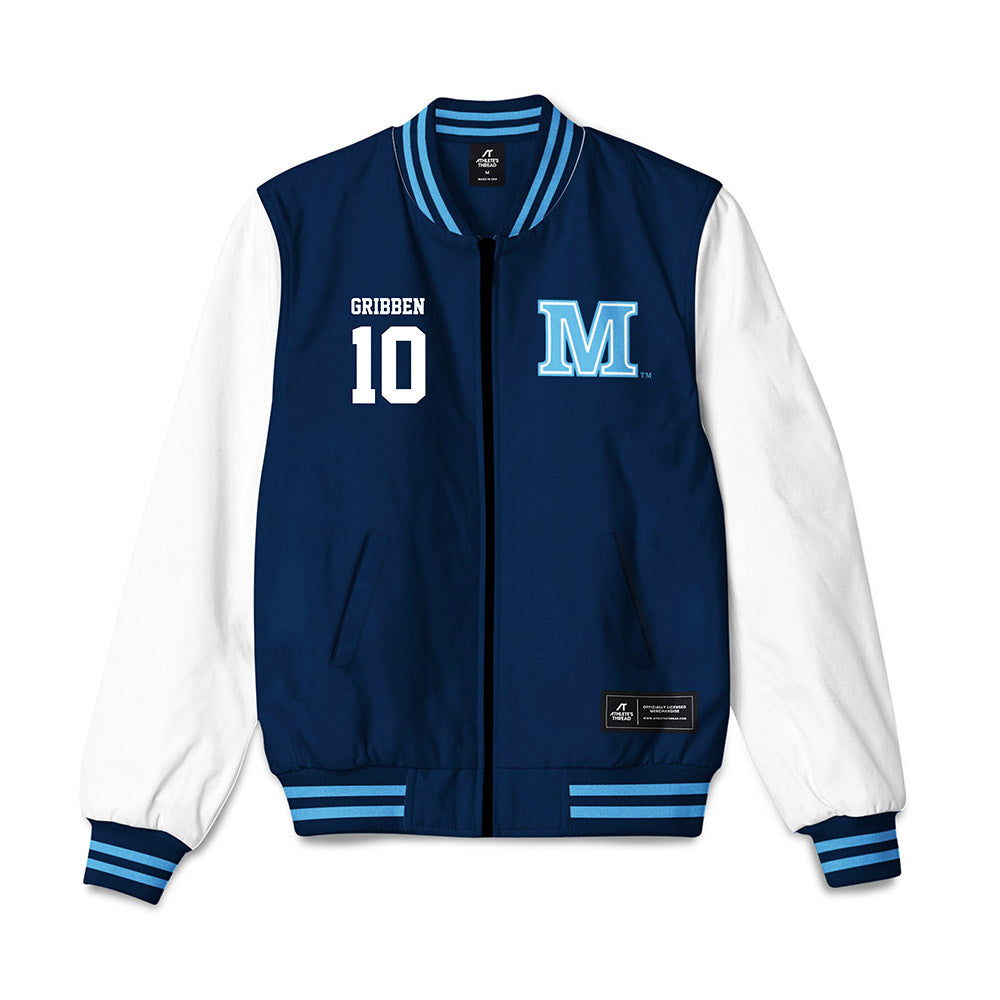 Maine - NCAA Men's Basketball : Killian Gribben - Bomber Jacket-0