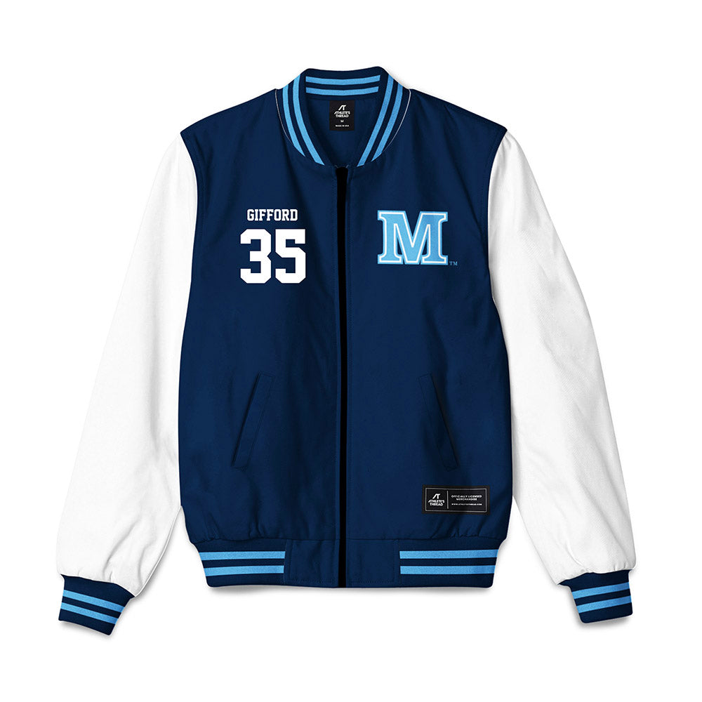 Maine - NCAA Baseball : Gabe Gifford - Bomber Jacket-0