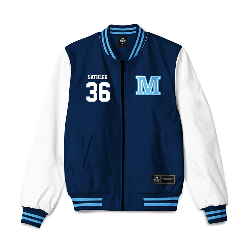 Maine - NCAA Football : Symon Sathler - Bomber Jacket-0