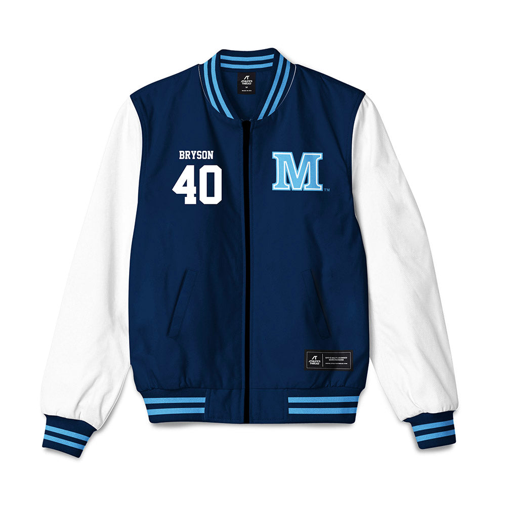Maine - NCAA Football : Joe Bryson - Bomber Jacket