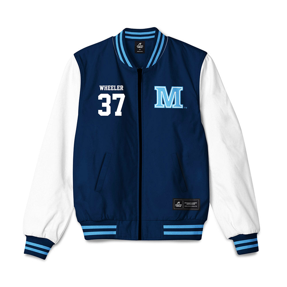 Maine - NCAA Baseball : Owen Wheeler - Bomber Jacket-0