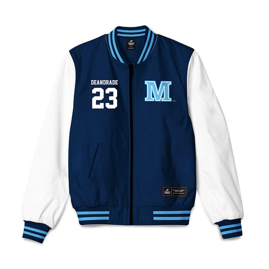 Maine - NCAA Baseball : Nolan DeAndrade - Bomber Jacket-0
