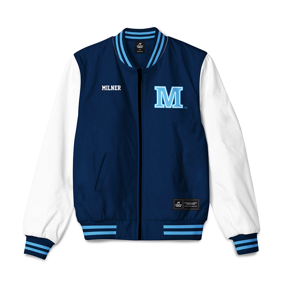 Maine - NCAA Men's Swimming & Diving : John Milner - Bomber Jacket-0