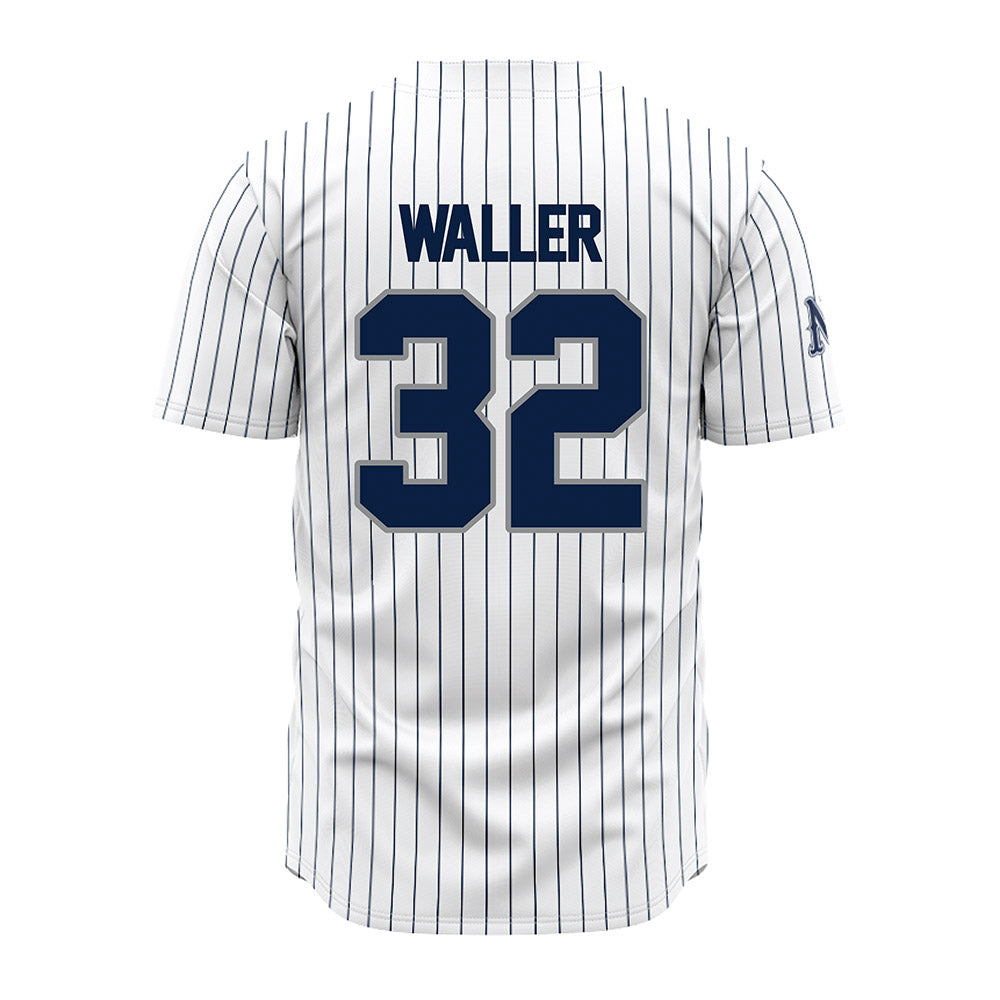 Nevada - NCAA Baseball : Jackson Waller - White Pinstripe Jersey-1