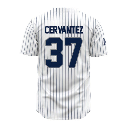 Nevada - NCAA Baseball : Takeo Cervantez - White Pinstripe Jersey-1