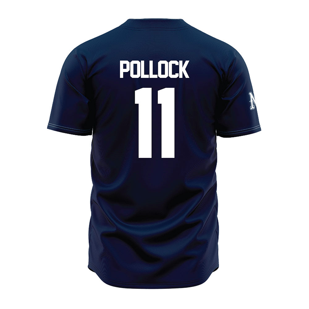 Nevada - NCAA Baseball : Aiden Pollock - Navy Jersey-1