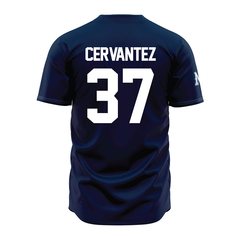Nevada - NCAA Baseball : Takeo Cervantez - Navy Jersey-1