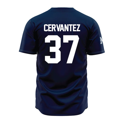 Nevada - NCAA Baseball : Takeo Cervantez - Navy Jersey-1