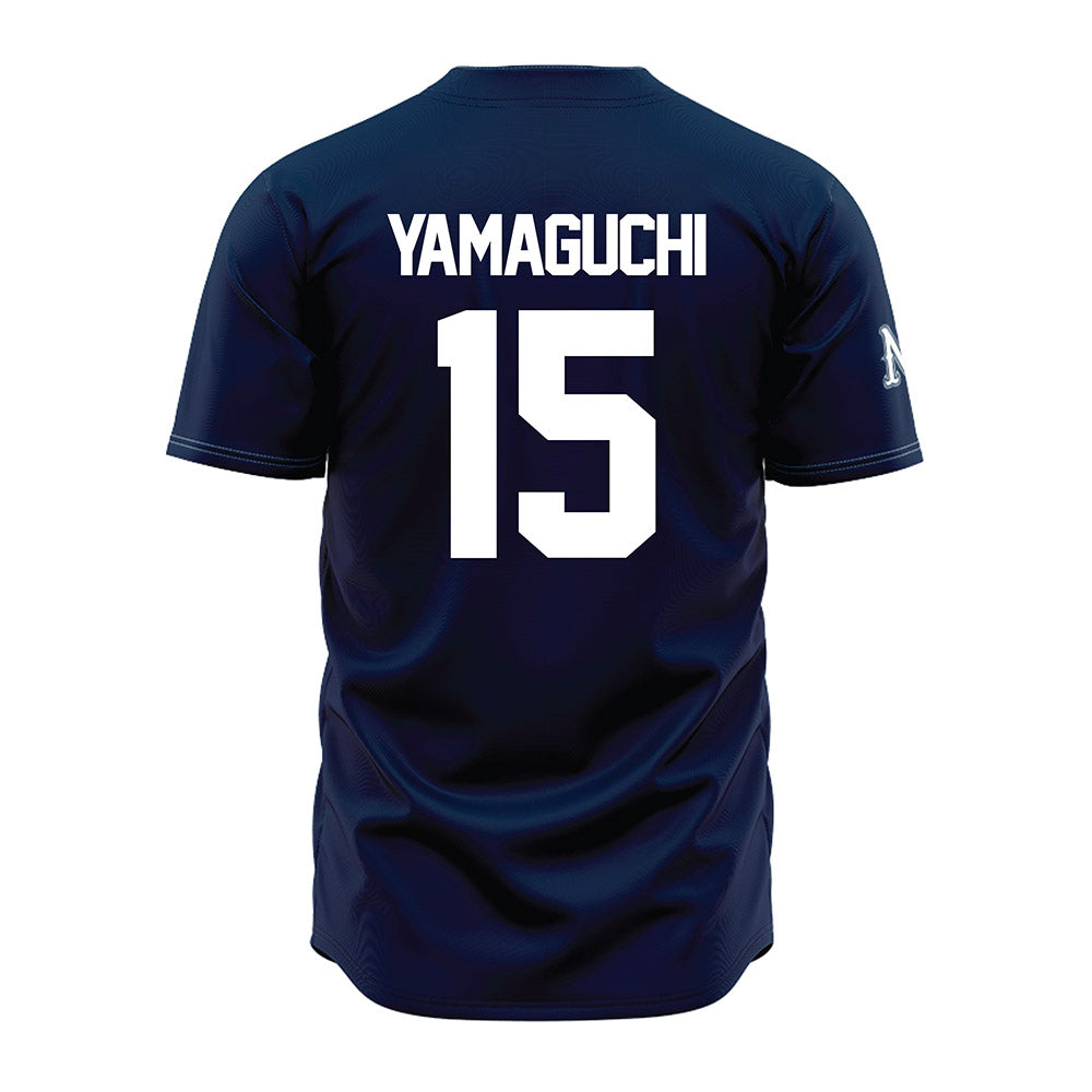 Nevada - NCAA Baseball : Sean Yamaguchi - Navy Jersey-1