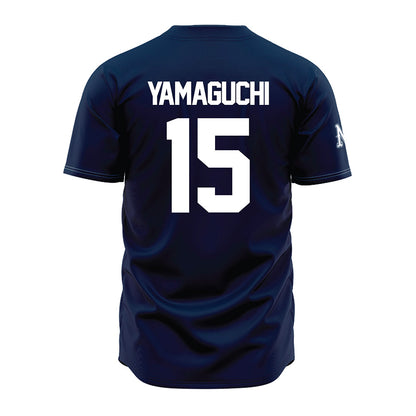 Nevada - NCAA Baseball : Sean Yamaguchi - Navy Jersey-1