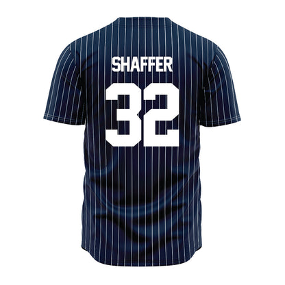 Maine - NCAA Baseball : Dylan Shaffer - Navy Pin Stripe Jersey-1