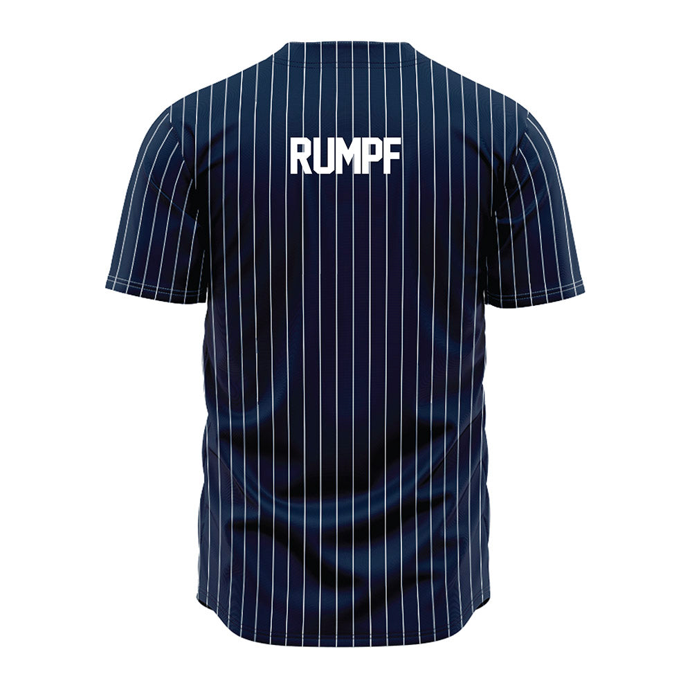 Maine - NCAA Baseball : Brennan Rumpf - Navy Pin Stripe Jersey-1