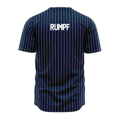 Maine - NCAA Baseball : Brennan Rumpf - Navy Pin Stripe Jersey-1